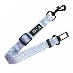 Sabuk pengaman mobil kucing anjing peliharaan, sabuk pengaman mobil yang kuat dan tahan lama dapat disesuaikan dengan pola cetak personalisasi - Product Image 6