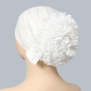 Nouvelle tendance en gros femmes musulmanes respirant chapeau réglable coton Jersey Bonnet Stretch cravate dos casquette volumateur sous-écharpe <span class=keywords><strong>Hijab</strong></span> - Product Image 6