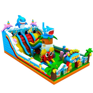 Commercial PVC Mechanical God <strong>of</strong> <strong>War</strong> Jumping Castle Bounce House Inflatable Bouncy Castle Slides Trampoline for Children - Product Image 6
