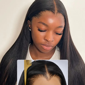 วิกผม Lagos Hairline แบบ 13x4  วิกผมหน้าผากแบบลูกไม้โปร่งใส ความหนาแน่น 250  ลอนคลื่นลึกแบบหลวม  วิกผมแท้จากผมมนุษย์  ไม่ต้องใช้กาว  ถอนเส้นผมด้านหน้าแล้ว  สำหรับผู้หญิง - Product Image 5