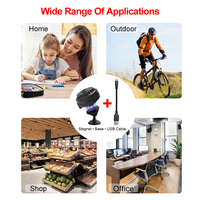 QZT Wd15 Full Hd Mini Cámara Wifi interior hogar Ip vigilancia Grabación en bucle seguridad inalámbrica niñera cámara de visión nocturna