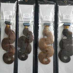 Jasminebeauty Top Quality Double Drawn Curly Virgin <b>Russian</b> Hair Extensions Hair Extensions Customizable - Product Image 1