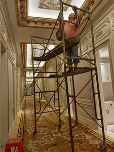 Corridor <strong>Ceiling</strong> Decoration PU <strong>Coffered</strong> Waffle Cored <strong>Ceiling</strong> Panel - Product Image 5