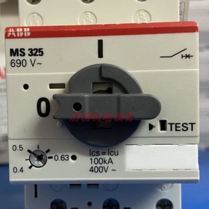 อุปกรณ์ป้องกันมอเตอร์ Abb Ms325 0.63a 690v 100ka 400v สำหรับป้องกันมอเตอร์ - Product Image 1