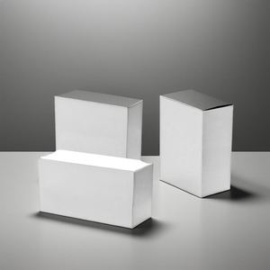 Emballage de luxe haut de gamme personnalisé pour cosmétiques, boîte pliable pour produits, fabriquée avec des matériaux recyclés, impression avec revêtement UV pour lotion - Product Image 2