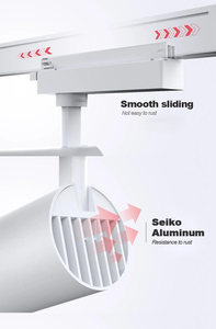 ไฟสปอร์ตไลท์ LED ทรงกระบอกขนาดเล็ก 10W ปรับมุมได้ หมุนได้ เหมาะสำหรับร้านเสื้อผ้า ร้านขายเครื่องประดับ ชั้นวางโชว์สินค้า ไม่กระพริบ - Product Image 4