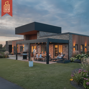 Pergola extérieure en aluminium à toit à lames orientables 3x6m, 4x6m, 6x3m, 6x4m, 4x8m, 8x4m pour <span class=keywords><strong>jardin</strong></span>, patio et cour arrière - Product Image 1