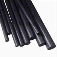 Barres en carbone solides rondes de 10 mm, 12 m, 15 mm pour support de caméra et rail de guidage robotique
