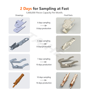 Изготовленный На Заказ прецизионный Подгонянный латунный контакт терминала батареи - Product Image 6