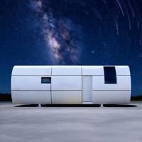 Maisons capsules de camping pour observer les étoiles avec commande vocale intelligente, entièrement meublées, maisons préfabriquées de luxe