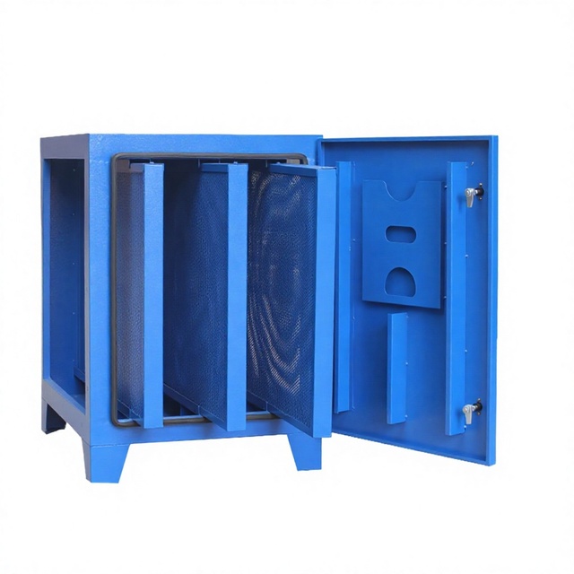Commercial Dust Collector Air Scrubber Activated Carbon Filter Chimney Smoke Purifier for Kitchen Exhaust System