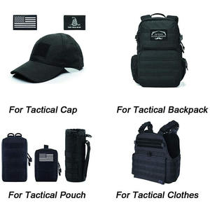 Abd amerikan bayrağı köpek izci pençe işlemeli aplike kanca & döngü yama - Product Image 6