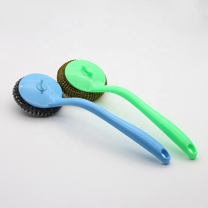 Nouvelle conception, brosse <span class=keywords><strong>de</strong></span> nettoyage <span class=keywords><strong>de</strong></span> vaisselle à pulvérisation <span class=keywords><strong>de</strong></span> cuisine durable à long manche avec tête interchangeable - Product Image 5