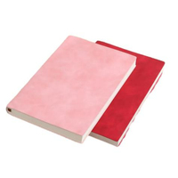 Produit promotionnel de vente chaude couverture en cuir souple motif en peau de mouton papeterie d'affaires A6/A5/B5 taille cahier de bureau