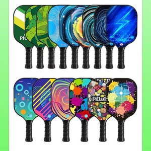 Juego de palas Peak Racket de fibra de vidrio, ligeras, de forma estándar, para entretenimiento - Product Image 4