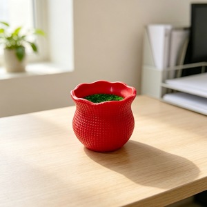 Mini pot en plastique à grille 5 cm pour plantes artificielles, décoration intérieure, jardinière colorée pour petites plantes en pot - Product Image 4