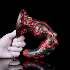 Dildo de silicona con ventosa, diseño de pulpo, pene de fantasía, plug anal, tentáculo realista, juguetes sexuales para adultos para juego vaginal y anal - Product Image 4