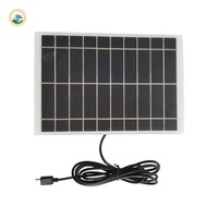 Paneles Solares Flexibles PET/ETFE de 10W 18V, Tamaño Pequeño, con Conector DC5521, Ligeros, para Iluminación Exterior, Personalizados