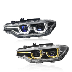 Phare de voiture pour <span class=keywords><strong>BMW</strong></span> Série 3 F30 2013-2018 F35, projecteur DRL, lentille de projecteur, clignotant LED dynamique, 12V 6000K, neuf - Product Image 2