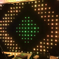 Le contrôle visuel de rideau en toile de fond de l'usine 3In1 RVB a mené la vision d'étoile pour la partie d'étape