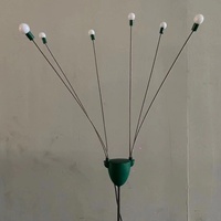 Lumière LED électrique en forme de luciole, éclairage extérieur automatique à moteur oscillant, PVC IP44 DC 6-24V, éclairage paysager, décoration de pelouse