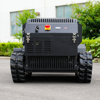 Livraison Gratuite Tondeuses Robotisées Diesel sur Chenilles 1000mm pour Défrichage Max 55 °   Tondeuse à fléaux télécommandée pour pentes