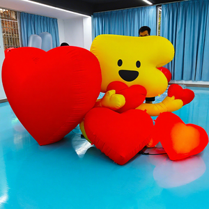 Custom Heart-<strong>Shaped</strong> Oxford Cloth Cartoon Model <strong>Balloons</strong> Inflatable Advertising Inflatables for Wedding Birthday Party Commercial - Product Image 1