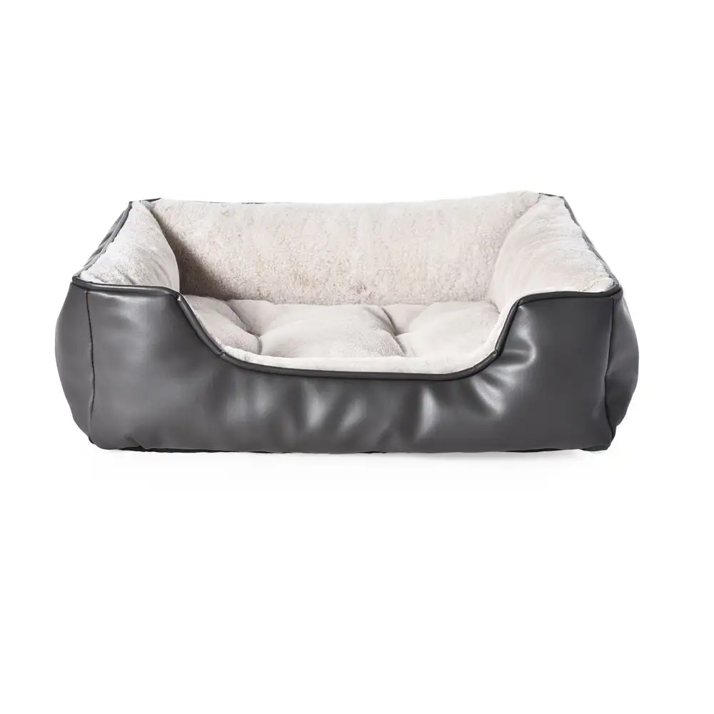 Preço barato de fábrica cama de pelúcia quente para animais de estimação de alta qualidade com várias opções cama quadrada para cães