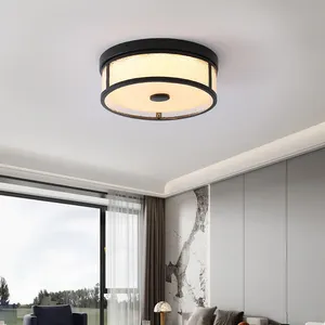 Latest Version Iron Round Lamp Fixture Luxury Decoration 18w 24w LED Modern Lights Ceiling For Bedroom