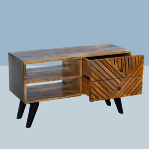 Stella Meuble TV en bois minimaliste de style traditionnel pour hôtel hôpital appartement petit salon meubles plafond sol - Product Image 1