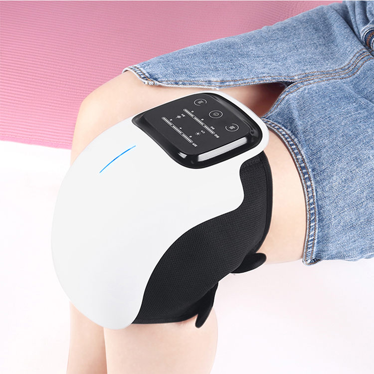 Máquina de masaje de rodilla eléctrica de alivio del dolor portátil con terapia de calefacción eléctrica infrarroja y láser