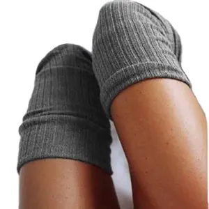 ถุงเท้ายาวถึงต้นขาถักสีพื้นเซ็กซี่ทันสมัยและ2018