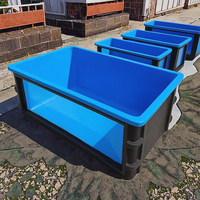 Bassin d'élevage de koïs moderne et écologique en fibre de verre avec contrôle intelligent, pour l'intérieur, l'extérieur, le patio et la vie quotidienne