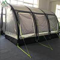 Toldo Inflable Personalizado para Caravana, Protección Solar para Viajes Familiares, Carpa Inflable para RV con Ventanas con Cierre