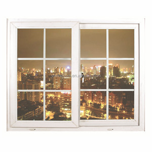 Puertas de ventana de U-PVC personalizadas, ventana de balcón, antiruido, con <span class=keywords><strong>vidrio</strong></span> templado laminado PVB, ventanas correderas de PVC - Product Image 4
