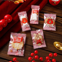 Sachets de bonbons du Nouvel An épaissis - Pochettes thermoscellables pour nougat, bonbons au café et croustilles flocon de neige (lot en vrac)