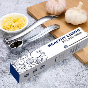 Fabricante de puré de ajo de cocina multifuncional Pinza de ajo de aleación de zinc creativa - Product Image 6