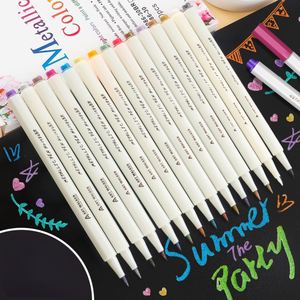 ชุดปากกามาร์คเกอร์หัวแหลมเมทัลลิก 1 มม. 30 สีสันสดใส ปลอดสารพิษ เป็นมิตรกับสิ่งแวดล้อม แห้งเร็ว กันน้ำ สำหรับงานศิลปะ งานฝีมือ และงานออกแบบ DIY - Product Image 4