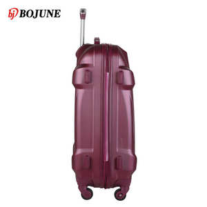 <strong>Lightest</strong> ABS Iron Trolley Bag Combination Lock Classic Style Eco-Friendly Unisex Travel <strong>Suitcase</strong> 210D Polyester Lining Fixed - Product Image 5