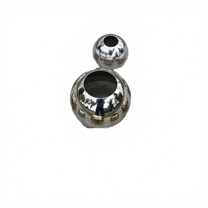 Billes de roulement sphériques en métal creux argenté ANSI AISI 316L, 19 mm-90 mm, hautement polies - Product Image 1