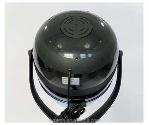 Оптовая Продажа с фабрики, аксессуары для вакуумного фена, черный серебристый шлем, настенное крепление с капюшоном, профессиональный высококачественный - Product Image 3