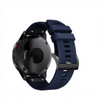Bracelet en silicone texturé de 22 mm pour Garmin Fenix 5 Forerunner 945