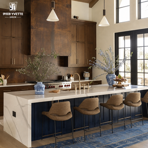 Premium Custom <strong>Kitchen</strong> Cabinets Luxury Modular <strong>Cupboard</strong> Storage Island Furniture for Villa Apartment Hotel Project Wholesale OEM - Product Image 4