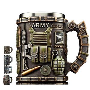 Regalo Personalizado - Taza De Artillería (tema De Diseño Militar, Opciones De Color), Cualquier Nombre/mensaje En Su único - Ejército De Las Fuerzas Armadas Soldado De La Guerra Mundial Arma De La