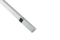 Perfil de Extrusión de Aluminio para Esquinas, Riel para Tira de Luz LED, Cubierta de Plástico, Canal de Aluminio para LED en Ángulo de 90 Grados, Perfil LED para Paneles de Yeso