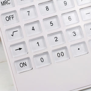 Calculatrice solaire blanche 12 chiffres double alimentation usage général cadeau de bureau - Product Image 3