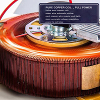 Régulateur de tension automatique monophasé SHGF SVC-2000VA 2kVA 110V 220V à commande servo pour usage domestique
