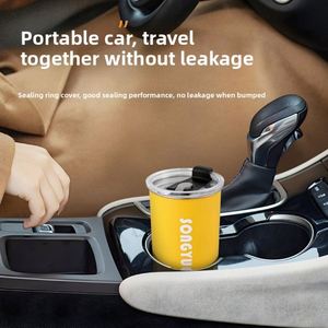 Stainless Steel Vacuum Insulated Double Layer Coffee <b>Cup</b> <b>Reusable</b> Travel Mug Custom Logo Portable Water Tumbler Leakproof - Product Image 3