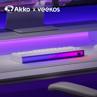 Clavier Veekos Shine60 HE à déclenchement rapide, disposition 60%, clavier à interrupteurs magnétiques avec boîte à lumière DIY