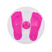 Disque de torsion de la taille en vente chaude, bleu et jaune, disque de torsion de la taille en pp, entraînement à domicile, rotation à 360 degrés
